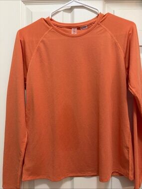 C9 by Champion Orange Long Sleeve Athletic Tee